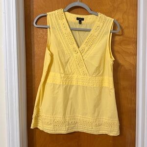 Talbots Yellow Blouse